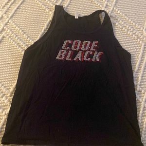 CHEER EXTREME ALLSTARS CODEBLACK BLING TANK